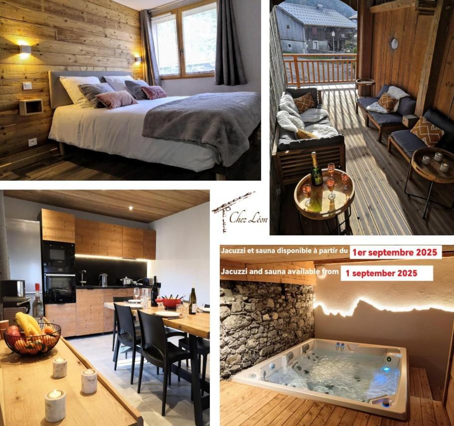 Chez Leon, Jacuzzi Et Sauna Des Le 1Er Septembre 2025 사모엥 외부 사진